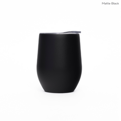 Kosmo Metal Coffee Cup - 350Ml by Happyway Promotions