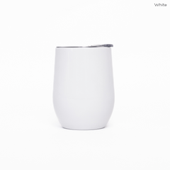 Kosmo Metal Coffee Cup - 350Ml by Happyway Promotions