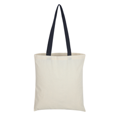 Accent Cotton Tote Bag with Coloured Handles by Happyway Promotions