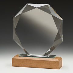 Solace Crystal & Wood Award by Happyway Promotions