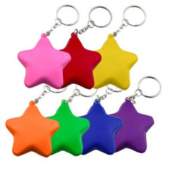 Stress Star Key Ring by Happyway Promotions