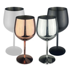 Bella Stainless Steel Wine Glass by Happyway Promotions