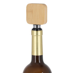 Bamboo Wine Stopper Opener by Happyway Promotions