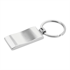 Wave Metal Key Ring By Happyway Promotions