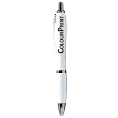 Ballpoint Pen - All White By Happyway Promotions