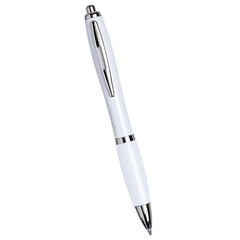 Ballpoint Pen - All White By Happyway Promotions