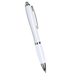 Ballpoint Pen - All White By Happyway Promotions