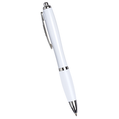 Ballpoint Pen - All White By Happyway Promotions