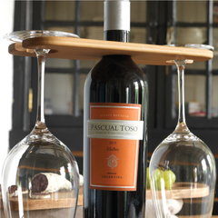 Wine Bottle Glass Carrier By Happyway Promotions