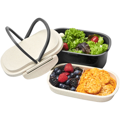 Plastic & Wheat Straw Lunch Box By Happyway Promotions