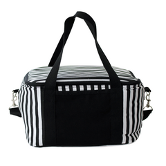 Striped Cotton Canvas Cooler 16L By HappyWay Promotions