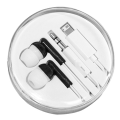 Wired Earbuds with Multi-Tips By Happyway Promotions