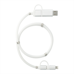 Charging Cable with Magnetic Wrap By Happyway Promotions