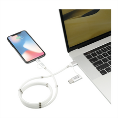 Charging Cable with Magnetic Wrap By Happyway Promotions