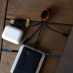 Bamboo Charging with RPET Cables By Happyway Promotions