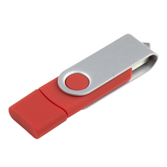 Rotate Dual USB - 8GB By Happyway Promotions