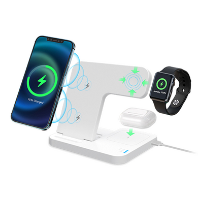 3-in-1 Foldable Wireless Charger By Happyway Promotions