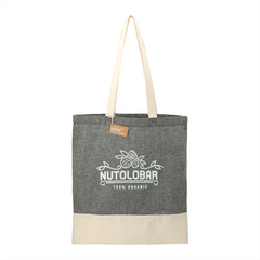 Split Recycled 150ml Cotton Twill Convention Tote By HappyWay Promotions