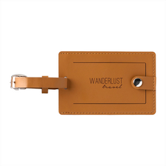 Bio Leather Luggage Tag By Happyway Promotions