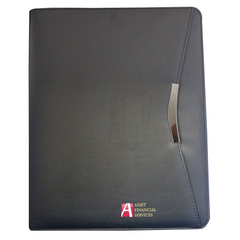 Leather A4 Zippered Compendium By Happyway Promotions