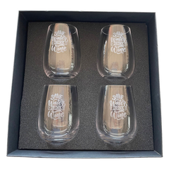 Wine Glass Set By HappyWay Promotions