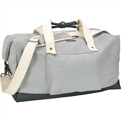 19" 49L Cotton Weekender Duffel By HappyWay Promotions