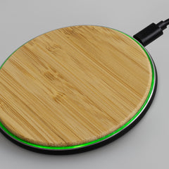 HWE175 - Bamboo 15W Wireless Fast Charger