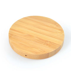 HEIT203 - Arc Round Bamboo Wireless Charger