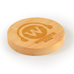 HBO016 - Discus Bamboo Bottle Opener Coaster