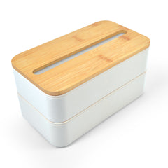 HWH235- Stax Eco Lunch Box with Phone Holder Lid