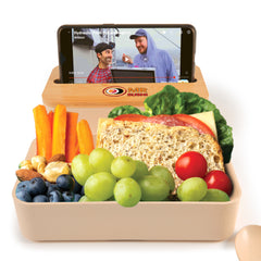 HWH235- Stax Eco Lunch Box with Phone Holder Lid