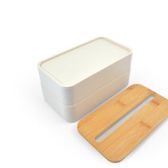 HWH235- Stax Eco Lunch Box with Phone Holder Lid