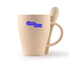 HWD252 - Avenue Wheat Fibre Cup and Spoon