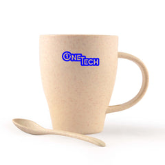 HWD252 - Avenue Wheat Fibre Cup and Spoon