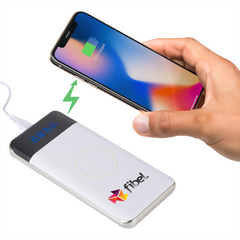 Wireless Power Bank w/Display By Happyway Promotions