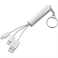 Light Up Logo 3-in-1 Cable By Happyway Promotions