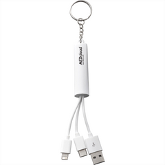 Light Up Logo 3-in-1 Cable By Happyway Promotions