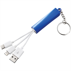 Light Up Logo 3-in-1 Cable By Happyway Promotions