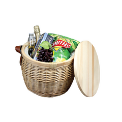 Wicker Cooler Basket 25L By HappyWay Promotions