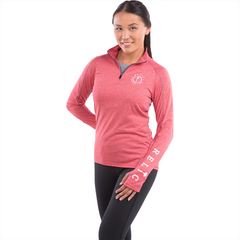 Knit Quarter Zip - Womens By HappyWay Promotions