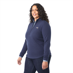 Eco Knit Quarter Zip - Women By HappyWay Promotions