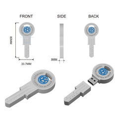 2D Custom Shape USB Flash Drive By Happyway Pomotions