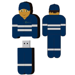 2D Custom Shape USB Flash Drive By Happyway Pomotions