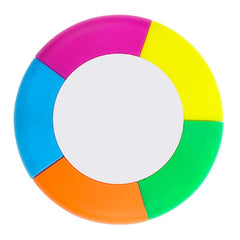 5 Colour Round Highlighter