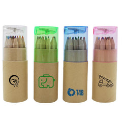 Colour Pencil And Sharpener Set