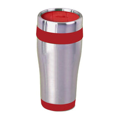 HWD09 - 350ml ISLA STAINLESS STEEL DRINKING BOTTLE WITH COLOURED BASE AND LID