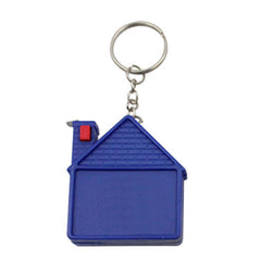 HK11- HOUSE KEYCHAIN WITH TAPE MEASURE
