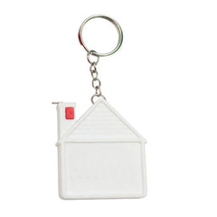 HK11- HOUSE KEYCHAIN WITH TAPE MEASURE