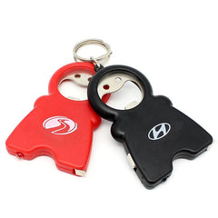 HK59 - SMILING MAN KEYCHAIN WITH TAPE MEASURE, LED LIGHT AND BOTTLE OPENER