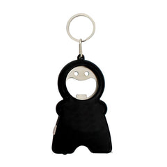 HK59 - SMILING MAN KEYCHAIN WITH TAPE MEASURE, LED LIGHT AND BOTTLE OPENER